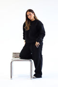 Rayor Winter Collection in Black, front view, alternate pose