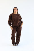 Rayor Winter Collection in Brown, front view, embroidered Rayor logo